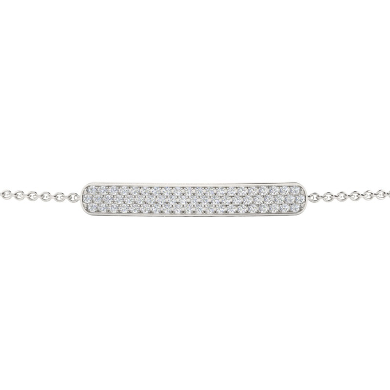 Diamond Bar Adjustable Bracelet